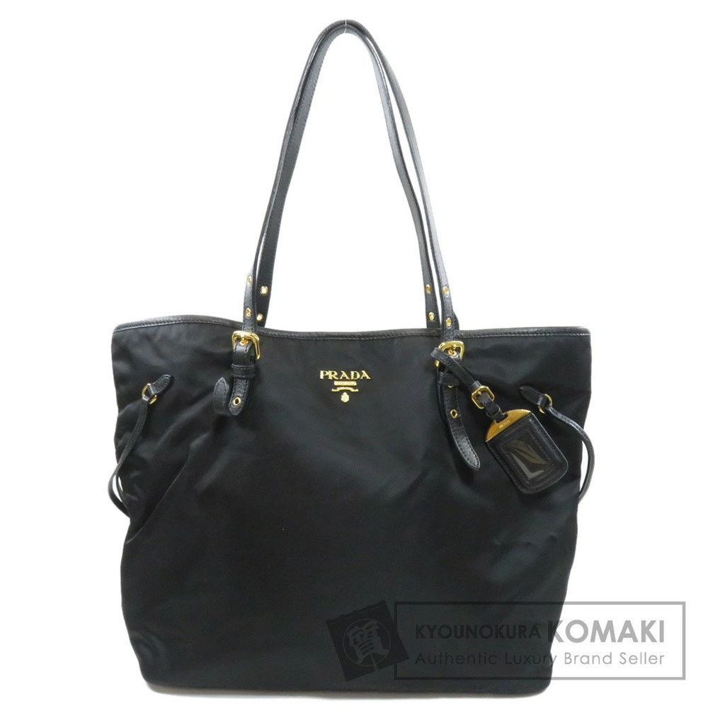 Prada logo motif tote bag